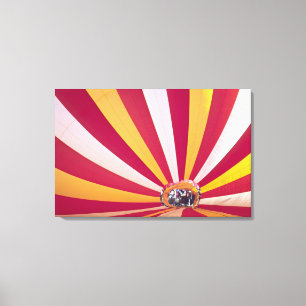 Menschen, die einen Heißluftballon, Fort Collins, Leinwanddruck