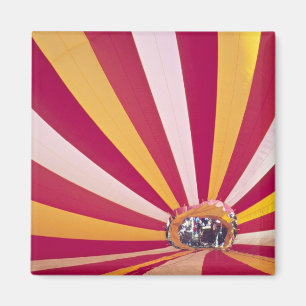 Menschen, die einen Heißluftballon, Fort Collins, Magnet