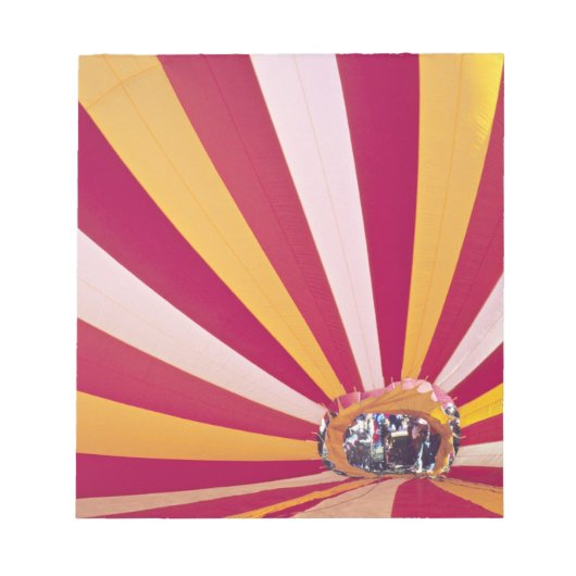 Menschen, die einen Heißluftballon, Fort Collins, Notizblock (Vorderseite)