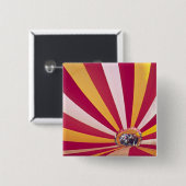 Menschen, die einen Heißluftballon füllen, Fort Co Button (Vorne & Hinten)