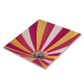 Menschen, die einen Heißluftballon füllen, Fort Co Fliese (Seite)