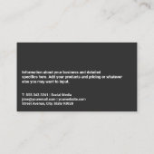 Menschen, die Gewicht heben | QR Code Business Car Visitenkarte (Rückseite)