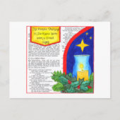 Menschen, die im Dunkeln spazieren gehen Inspirati Postkarte (Vorderseite)