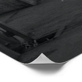 Menschen, die in der Stadt spazieren Poster (Ecke)