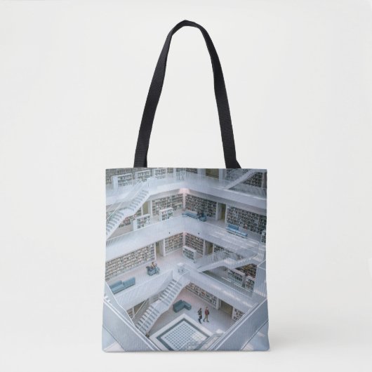 MENSCHEN, DIE INNERHALB DER BIBLIOTHEK GEHEN TASCHE (Vorderseite)