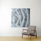 MENSCHEN, DIE INNERHALB DER BIBLIOTHEK GEHEN WANDTEPPICH (Beispiel (Horizontal))