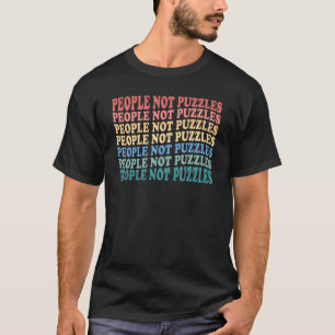 Menschen, die nicht in Rätsel geraten, Aufnahme Ne T-Shirt