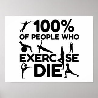 MENSCHEN, DIE SPORT TREIBEN, STERBEN POSTER
