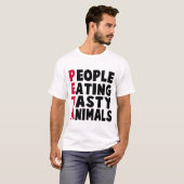 MENSCHEN, DIE TIERE ESSEN T-Shirt (Vorne ganz)