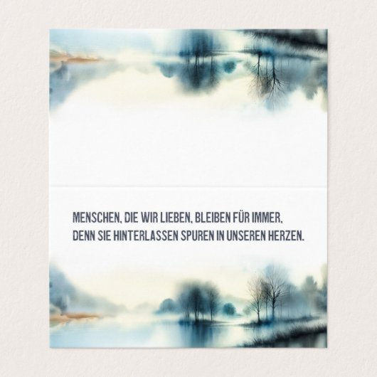 Menschen, die wir lieben (Außenseite Aufgefaltet)