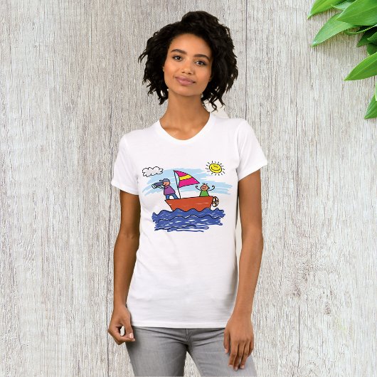 Menschen, die Womens T - Shirt segeln