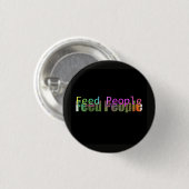 Menschen ernähren button (Vorne & Hinten)