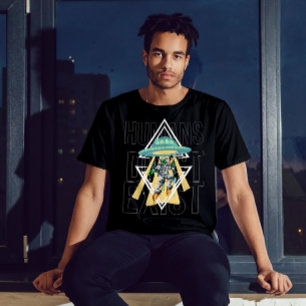 Menschen existieren nicht Alien Funny Zitat Graphi T-Shirt