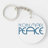 Menschen Frieden Schlüsselanhänger (Vorderseite)