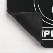 Menschen führen ein straffes Schiffswrack karibisc Mousepad (Ecke)