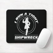 Menschen führen ein straffes Schiffswrack karibisc Mousepad (Mit Mouse)
