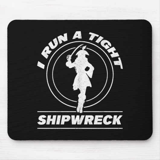 Menschen führen ein straffes Schiffswrack karibisc Mousepad (Vorne)