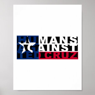 Menschen gegen Ted Cruz Poster