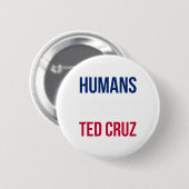 Menschen gegen Ted Cruz - Texas Flag Button (Vorne & Hinten)