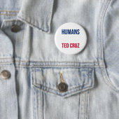 Menschen gegen Ted Cruz - Texas Flag Button (Beispiel)