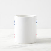Menschen gegen Ted Cruz - Texas Flag Kaffeetasse (Mittel)