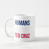 Menschen gegen Ted Cruz - Texas Flag Kaffeetasse (Links)