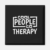 Menschen gehen Therapie Psychische Gesundheit Suiz Magnet (Vorne)