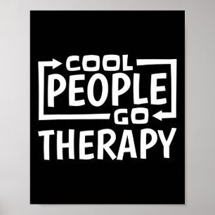 Menschen gehen Therapie Psychische Gesundheit Suiz Poster