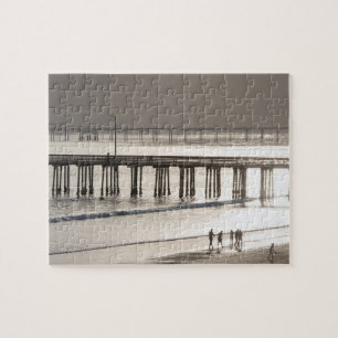 Menschen genießen Avila Beach Puzzle
