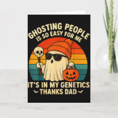 Menschen Ghosten ist leicht für mich, es liegt in  Karte (Vorderseite)