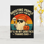 Menschen Ghosten ist leicht für mich, es liegt in Karte (Gelbe Blume)