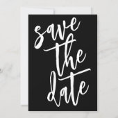 Menschen heiraten Niedliche Katzen Liebhaber Hand  Save The Date (Rückseite)