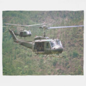 MENSCHEN IM FLUG FLEECEDECKE (Vorderseite (Horizontal))
