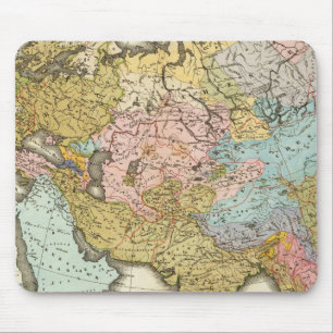 Menschen in Asien und Europa Mousepad