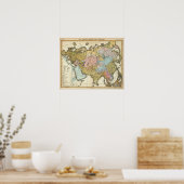 Menschen in Asien und Europa Poster (Küche)