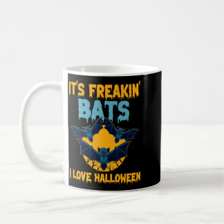 Menschen in Fledermäusen lieben Halloween Vollmond Kaffeetasse