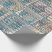 MENSCHEN INNERHALB DES GEBÄUDE GESCHENKPAPIER (Ecke)