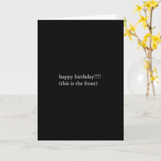 Menschen Karte (Gelbe Blume)