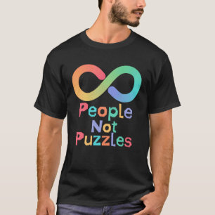 Menschen Keine Rätsel Autismus-Bewusstsein Neurodi T-Shirt