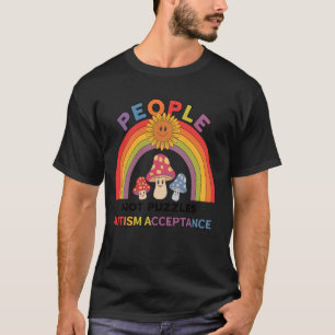 Menschen Keine Rätsel Familie Autismus-Bewusstsein T-Shirt