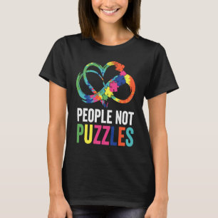 Menschen Keine Rätsel Inklusion Neurodiversität Au T-Shirt