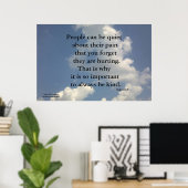 MENSCHEN KÖNNEN RUHIG NIKITA GILL POSTER SEIN (Heimbüro)