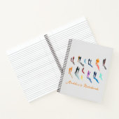 Menschen Kunst in Aquarellkunst Notizblock (Innenseite)