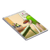 Menschen leben noch lustiger Cartoon Notizblock (Rechte Seite)