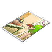 Menschen leben noch lustiger Cartoon Notizblock (Linke Seite)