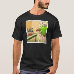 Menschen leben noch lustiger Cartoon T-Shirt