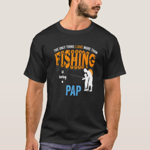 Menschen lieben Angeln mehr als Papa-Spezial-Opa T-Shirt