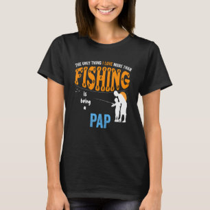 Menschen lieben Angeln mehr als Papa-Spezial-Opa T-Shirt