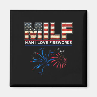 Menschen lieben lustige amerikanische patriotische magnet
