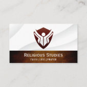 Menschen-Logos und Schild Visitenkarte (Vorderseite)